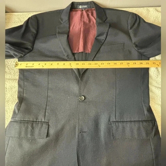 J Crew Ludlow Jacket 100% Wool Navy Size 40L Classic Business Preppy - Picture 11 of 12
